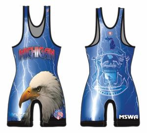 Sublimada personalizados baratos meninas crianças Wrestling camisolas para crianças venda