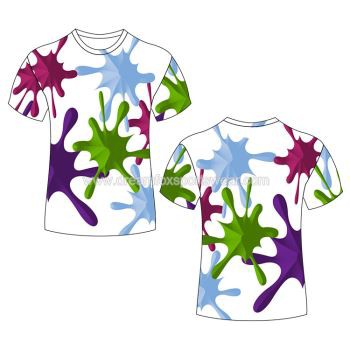 Importação seca legal camisetas brancas com sublimação